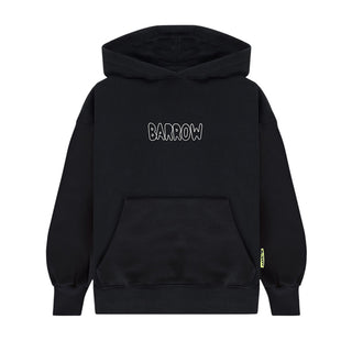 Barrow Felpa con cappuccio in cotone con logo e Smile F5BKJUHS225