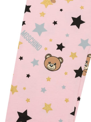 Moschino Leggings leggins neonato MBP02N – La Cicogna
