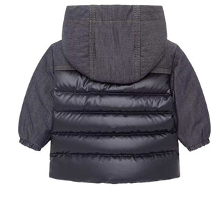 Moncler Piumino Alaric In Denim L29511A00006-77A Per Neonato