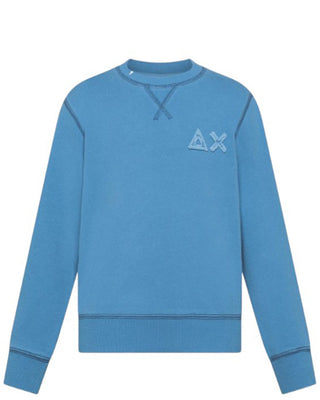 Sun68 Felpa Girocollo F35321 Con Logo