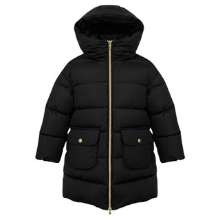 Herno Lange Jacke PI00960G mit Taschen und Polsterung für Mädchen