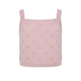 J.o Milano Top In Maglia Traforata Per Bambina 676I6J