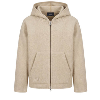I'm Brian Giubbino Beige In Lana Con Cappuccio GIU3871J Per Bambino