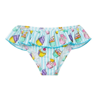 Mc2 Saint Barth Costume Slip Da Bagno Melly Con Stampa Torte MELL001/00638L Per Bambina