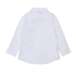 Dsquared2 Camicia Bianca In Popeline DQ3496-DAJ0-DQ100 Per Neonato