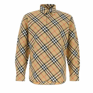 Burberry Camicia In Popeline Vintage Check 8106165 Per Uomo