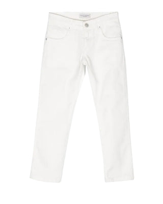 Paolo Pecora Jeans bianchi da bambino PP3417