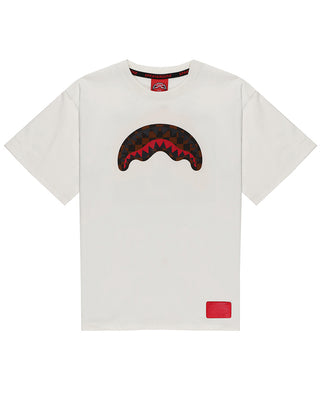 SPRAYGROUND T-shirt avorio in jersey con logo SPY1366IVO