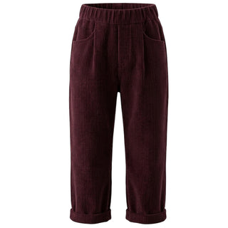 BLOOM Pantaloni Bordeaux In Velluto A Coste 138503 Per Bambina
