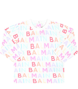 Balmain T-shirt MANICA LUNGA bs8520