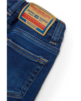 Diesel Jeans regular da neonato in denim blu scuro K00312-KXBQG