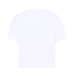 Lanvin T-shirt Bianca Con Stampa Per Bambini N30359/10P