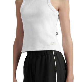 New Balance Canotta Bianca A Costine YT61L5FG-BWE078 Per Bambina