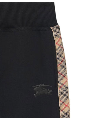 Burberry Pantaloni jogger con finiture Check 8108051