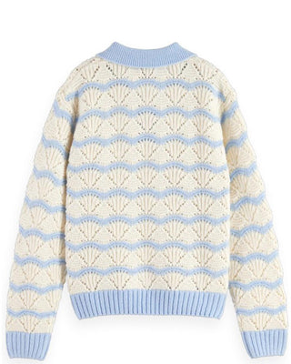 Scotch&Soda Maglia a righe da bambina 178016