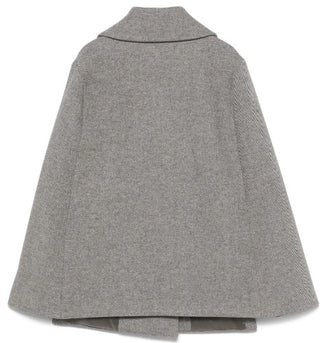 Elisabetta Franchi Cape Coat EFCT003.0 Double Breasted