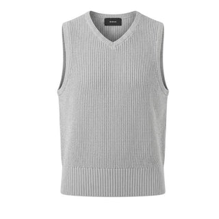 I'm Brian Gilet Grigio In Misto Cotone Per Uomo MA3606