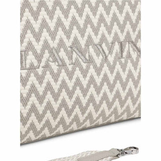Lanvin Borsa Tote In Jacquard Beige N30330/N52