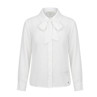 Kocca Camicia Bianca Con Fiocco A26JCM9916ABUN1414 Per Bambina