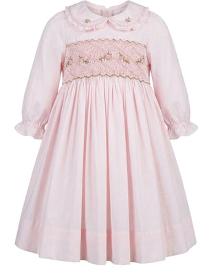 Kidiwi Vestina Cerimonia con punto smock 37051-tu034