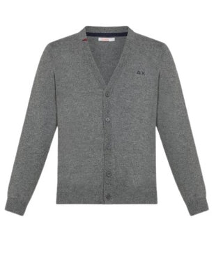 Sun68 Maglia girocollo con logo ricamato k43303