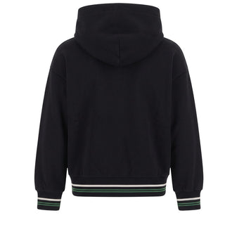 Iceberg Felpa Nera Con Cappuccio E Stampa MFICE7304J-V3 Per Bambini