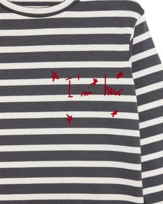 Doudou T-shirt a righe in jersey da bambina DV8P50-Z2522