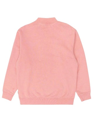 Palm Angels Felpa rosa girocollo con logo PGBA013F25FLE001303B