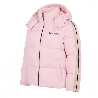 Palm Angels Giubbino Trapuntato Rosa Con Cappuccio F6PAJGPF008/042 Per Bambina
