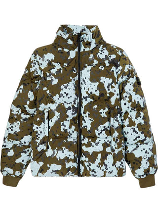 Stone Island Giubbino trapuntato con fantasia mimetica 791641432