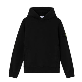 Stone Island Felpa in cotone con cappuccio e Compass K2S166100004