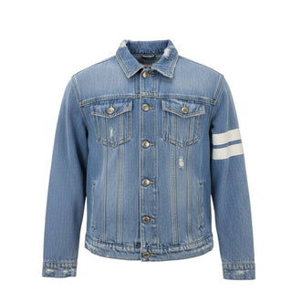 Gcds Giubbino Jeans Con Logo 023976