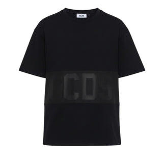 GCDS T-shirt Nera Con Logo Z0MLQC109J101/999B Unisex