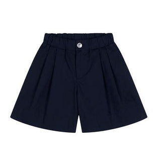 J.o Milano Shorts Blu In Velluto 2664N8-02J Per Bambina