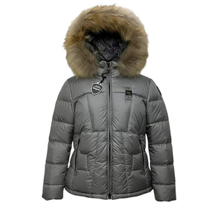 Blauer Giubbino Trapuntato 19WBLGC03301 Lotus Con Cappuccio