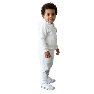 Moschino Tuta Sportiva In Felpa Con Stampa Per Neonato M6K00G