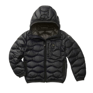 Blauer Giubbino trapuntato a onde Brinton da bambino 25WBLKC03438