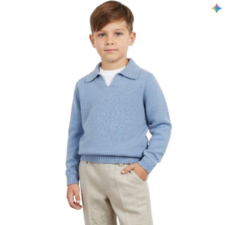 J.o Milano Maglia Polo In Misto Cashmere 2663Z6J Per Bambino