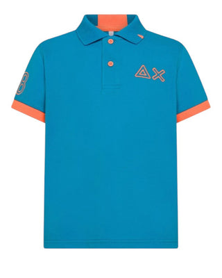Sun68 Polo A Maniche Corte A35322 Con Logo