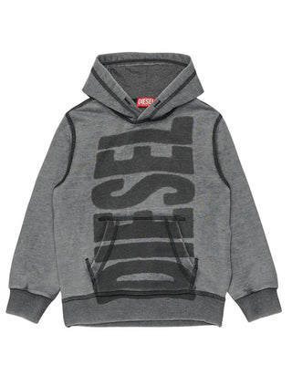 Diesel Felpa Con Cappuccio J02045-0IJAT e Logo