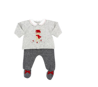 Doctor Kids Zweiteiliger Spielanzug dk1412 Knöpfe auf der Rückseite