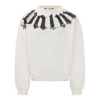 Palm Angels Felpa Avorio Con Stampa PMBA08JS26FLE001