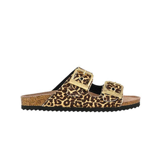 Colors Of California Sandali In Cavallino BIO502 Doppia Fibbia