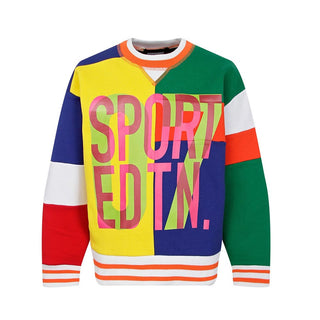 Dsquared2 Felpa multicolor in cotone con logo DQ1424-D00ZF