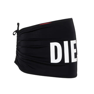 Diesel Copricostume Nero Con Logo Per Bambina J02736-KYAG8-K900