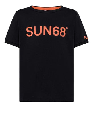 Sun68 T-Shirt Con Stampa T35308 In Cotone