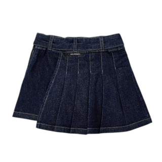 Roy Roger's Gonna A Pieghe In Denim Con Cintura RG155