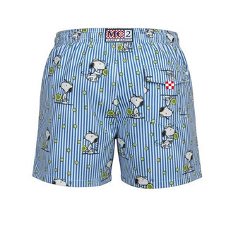 Mc2 Saint Barth Costume Jean A Righe Con Snoopy JEA0001/02665L Per Bambino