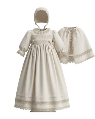 Paz Rodriguez Veste Battesimale CON MANTELLINA 008-154041