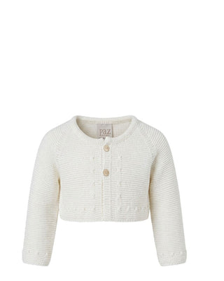 Paz Rodriguez Cardigan con ricamo nodini 001-112834